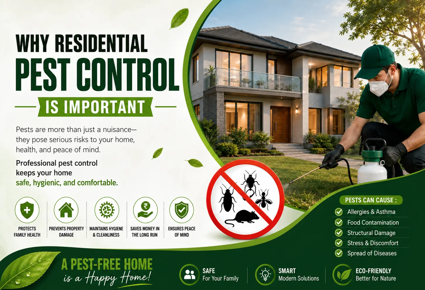 Residential Pest Control Benefits